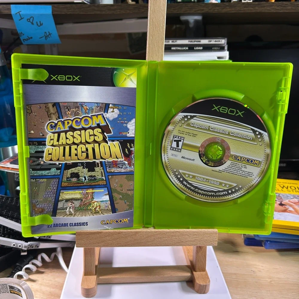 Capcom Classics Collection Microsoft Xbox 2005 22 Arcade Games Street Fighter II